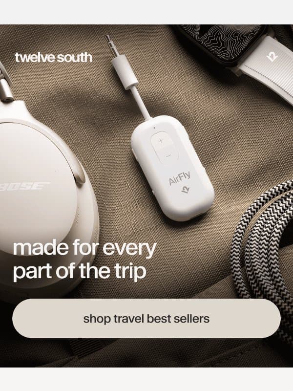 2026's Travel Must-Haves email from Twelve South