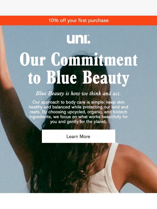 Good for You, Good for the Planet email from Uni