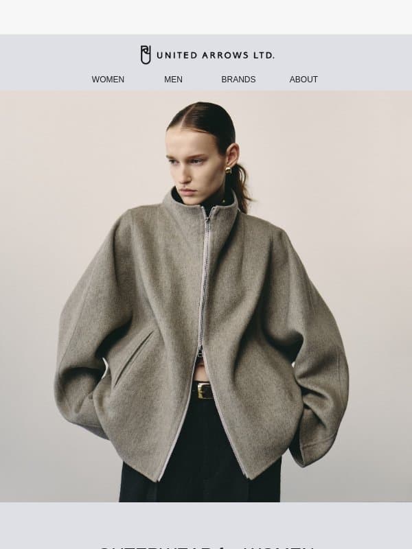 Just Arrived: New Outerwear email from United Arrows Men