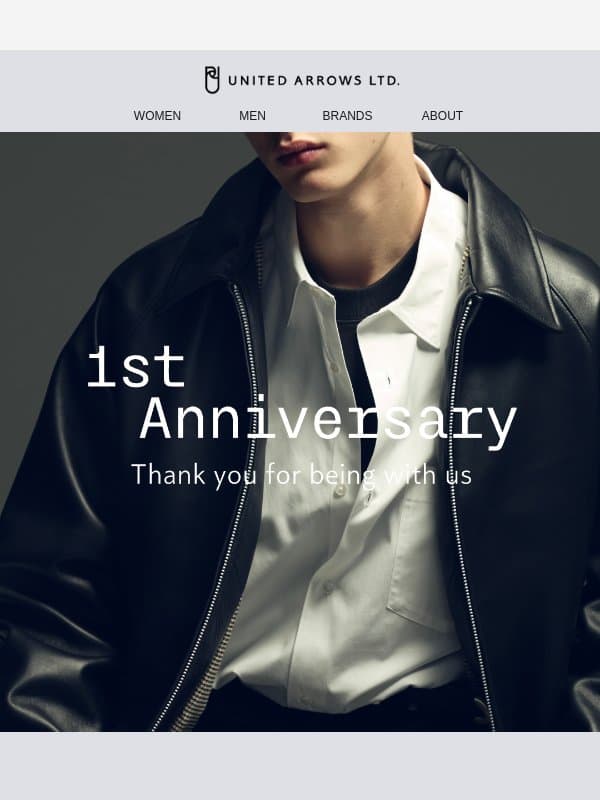A More Personalized Shopping Experience, Plus 15% OFF email from United Arrows Men