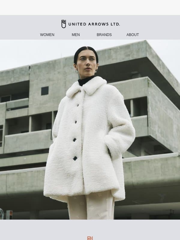 UNITED ARROWS WOMEN WINTER 2026 email from United Arrows Men