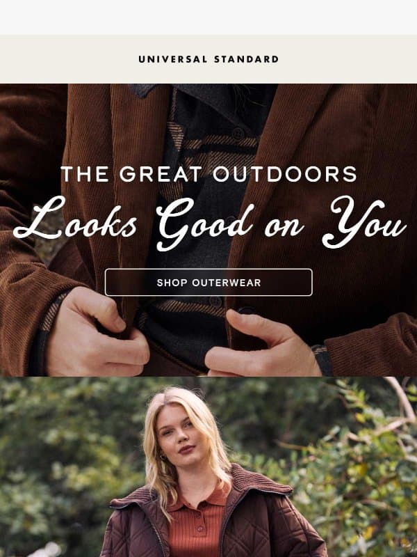 COAT CHECK email from Universal Standard