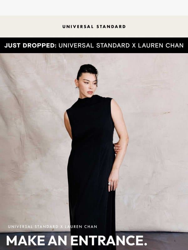The Dress That Makes an Exit email from Universal Standard