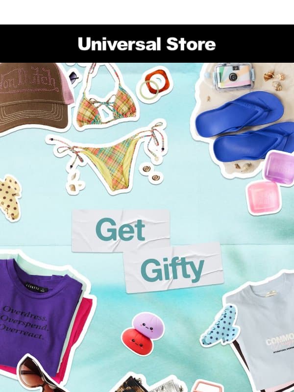 This Your Gift List email from Universal Store