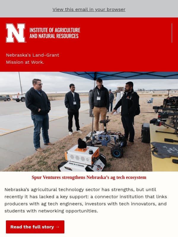 Ag + Natural Resources News from Nebraska | Week of Oct. 22 email from University of Nebraska-Lincoln
