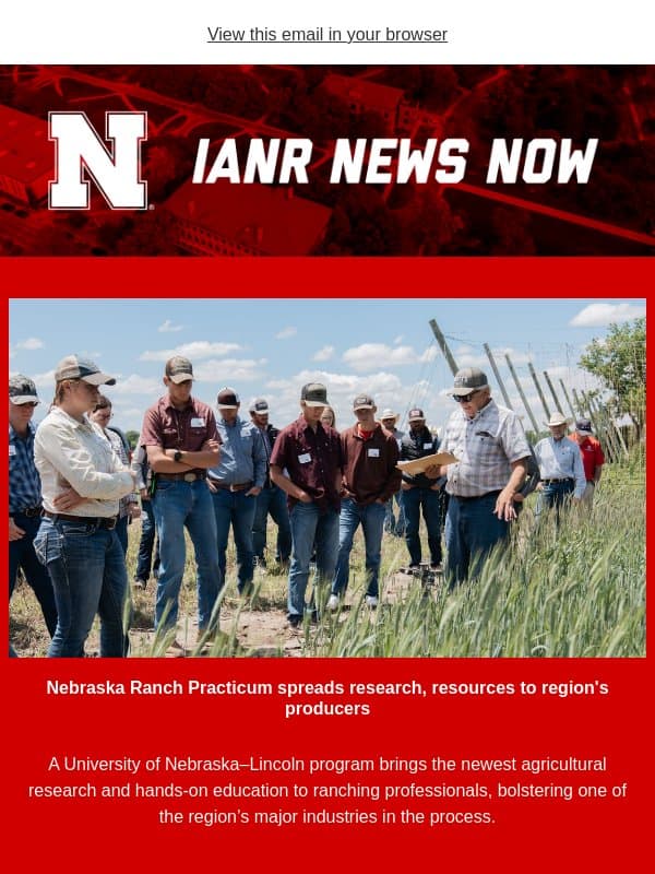 IANR News Now - July 9, 2026 email from University of Nebraska-Lincoln