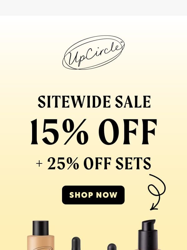 25% off sets: no tricks, just treats π email from UpCircle