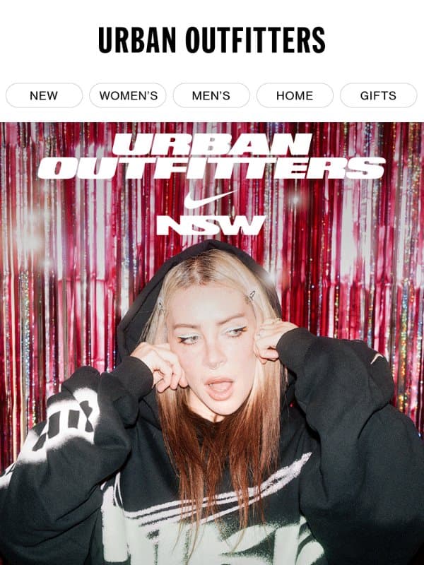 ICYMI: Nike Sportswear takeover @ UO! email from Urban Outfitters