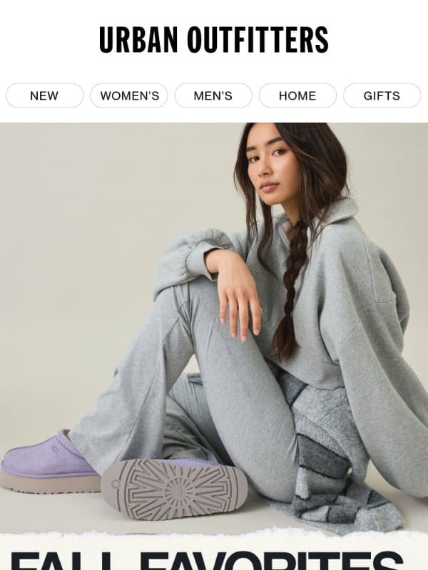 ICYMI: Fall favorites from UGG email from Urban Outfitters