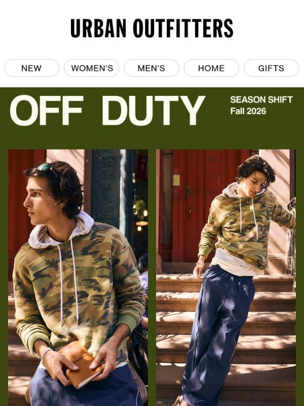 Athleisure wear to live in all season email from Urban Outfitters