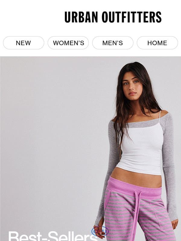 A moment for these cozy best-sellers email from Urban Outfitters
