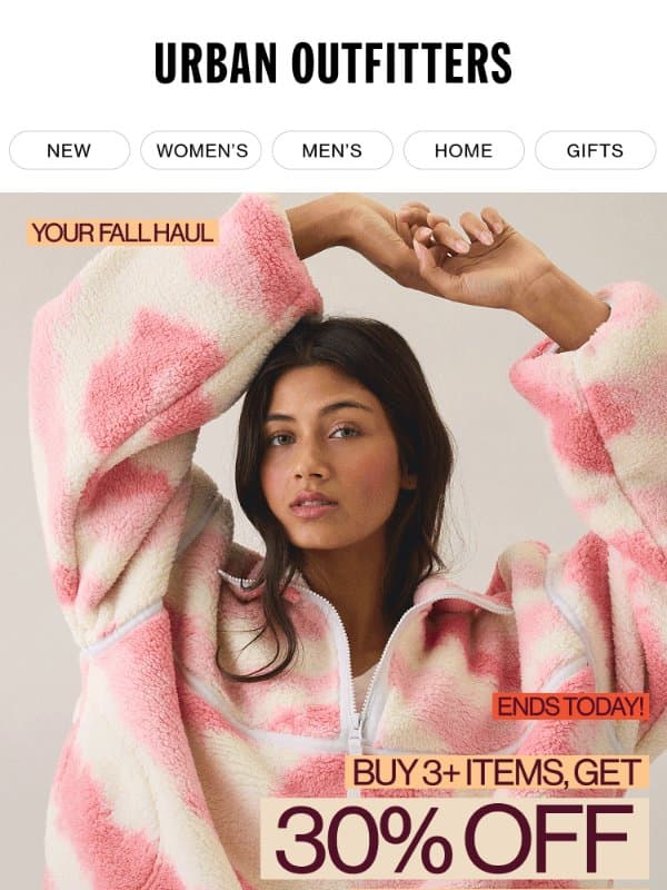 Gifts that top every list 🎁 email from Urban Outfitters