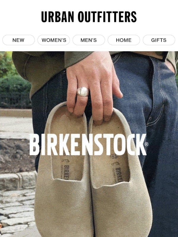 New Birkenstock! 🚨 The Amsterdam Clog email from Urban Outfitters