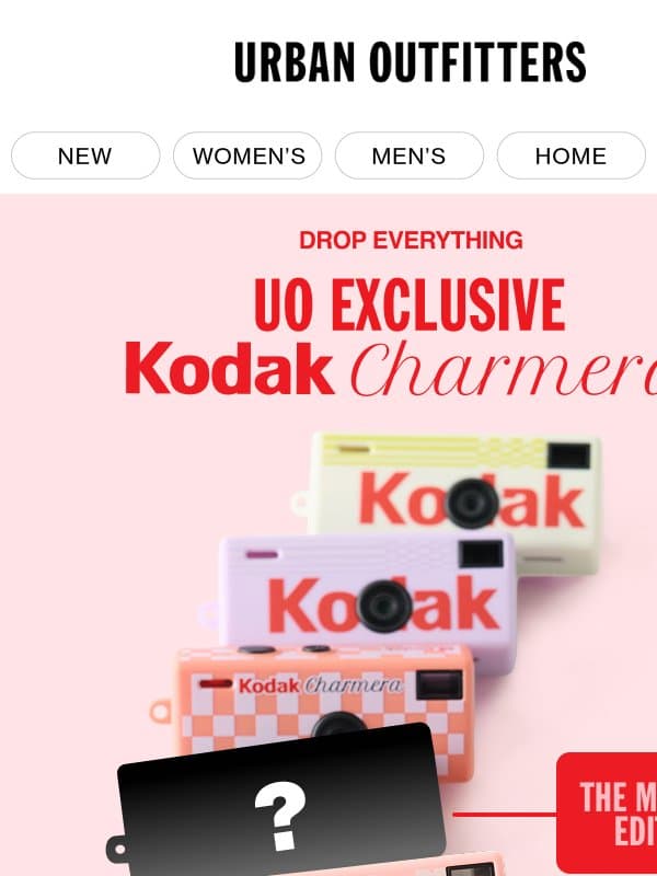 New prints, same iconic Kodak Charmera email from Urban Outfitters