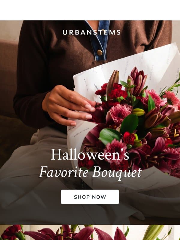 Inside: this season's most stoppable bouquet email from UrbanStems