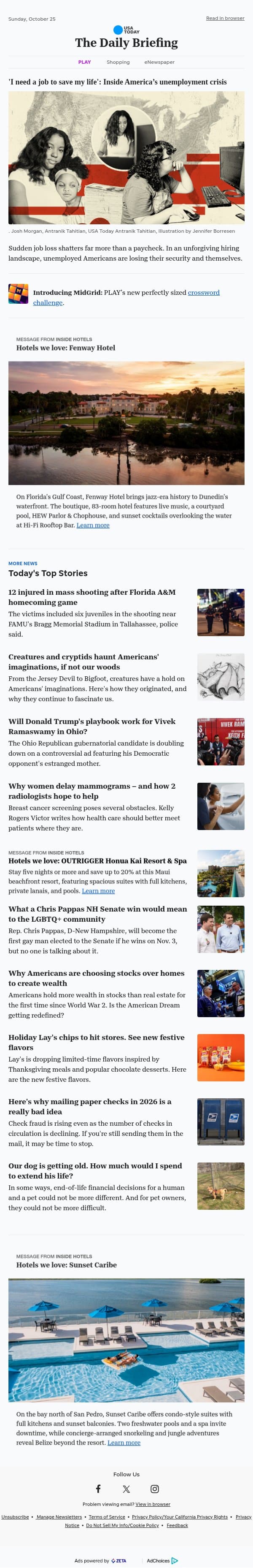 'I need a job to save my life': Inside America’s unemployment crisis email from USA Today screenshot