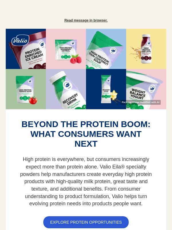 Beyond the protein boom: what consumers want next email from Valio