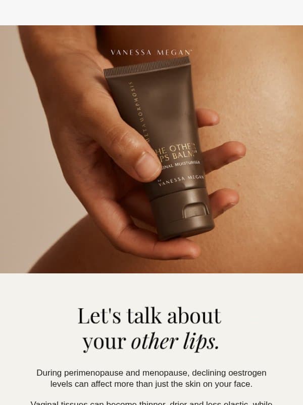 Let's talk about your other lips. email from Vanessa Megan
