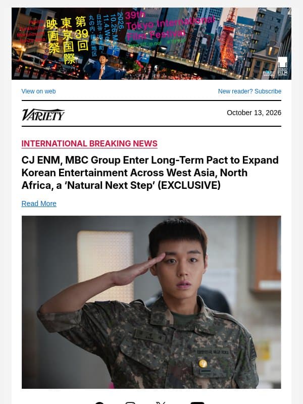 CJ ENM, MBC Group Enter Long-Term Pact to Expand Korean Entertainment Across West Asia, North Africa, a ‘Natural Next Step’ (EXCLUSIVE) email from Variety