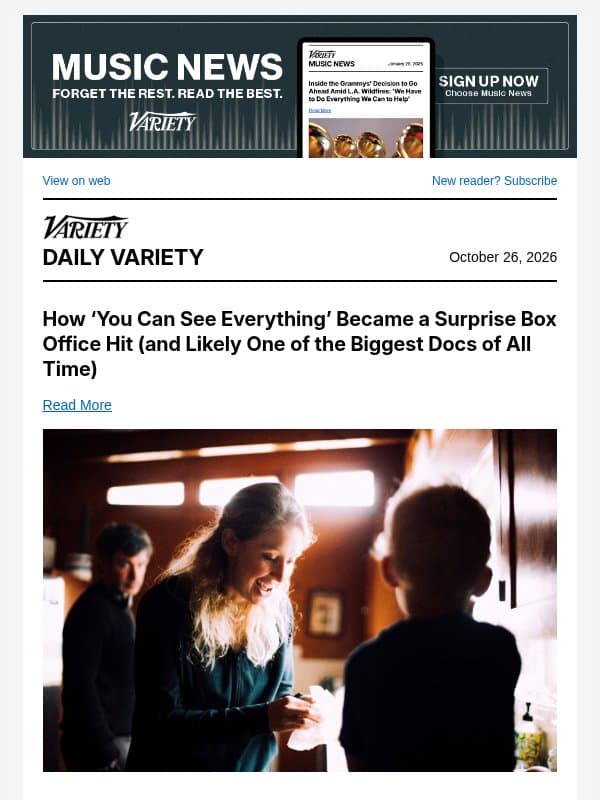 How 'You Can See Everything' Became a Hit; Chris Brown Gets Suspended 8-Month Sentence; Jay-Z Brings Concert Series to a Close in LA email from Variety