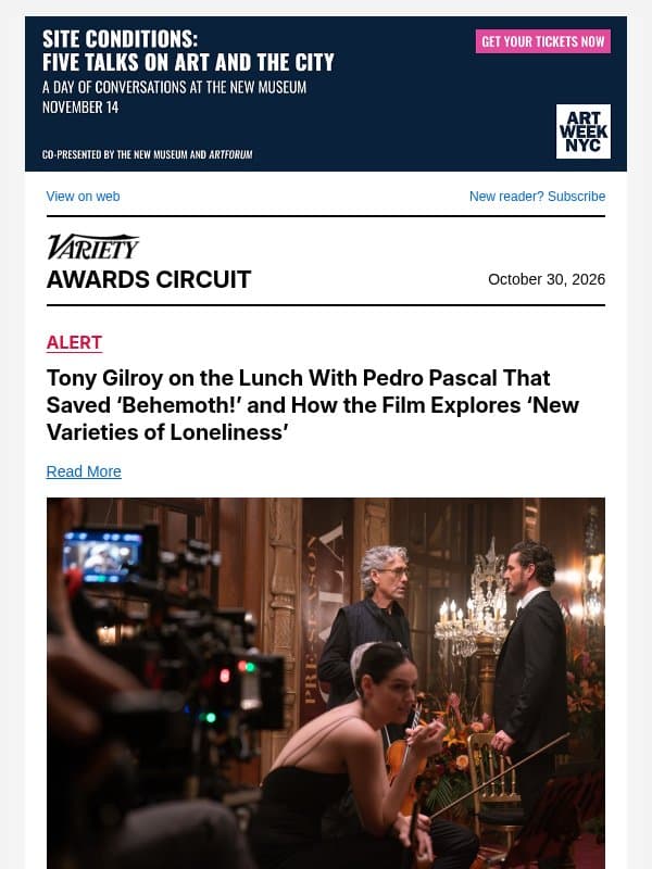 Tony Gilroy on the Lunch With Pedro Pascal That Saved ‘Behemoth!’ and How the Film Explores ‘New Varieties of Loneliness’ email from Variety