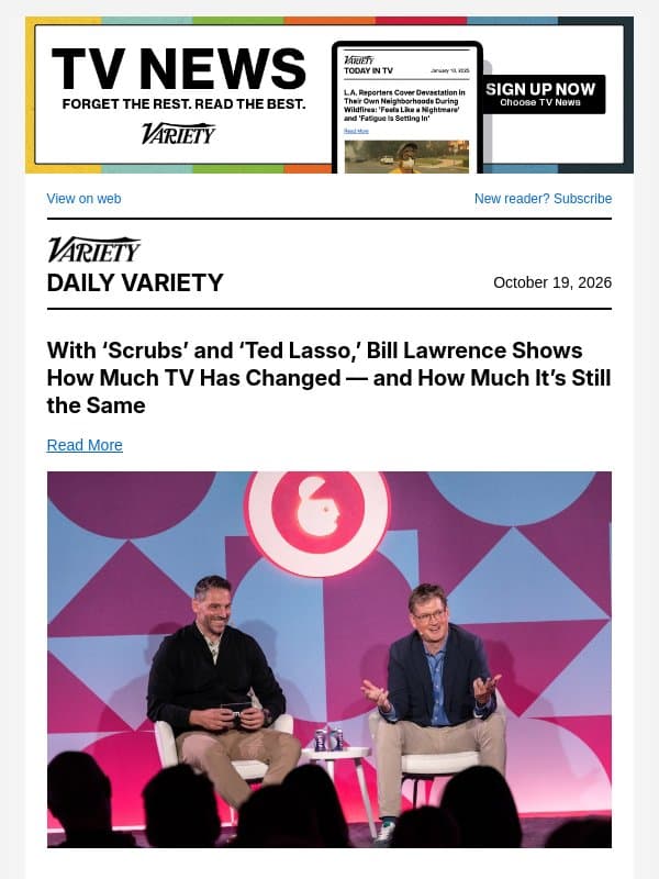 Dan Lin Out at Netflix; 'Simpsons' Recasts Apu; 'You Can See Everything' Stuns Box Office; 'DWTS' Pulls Val Chmerkovskiy email from Variety