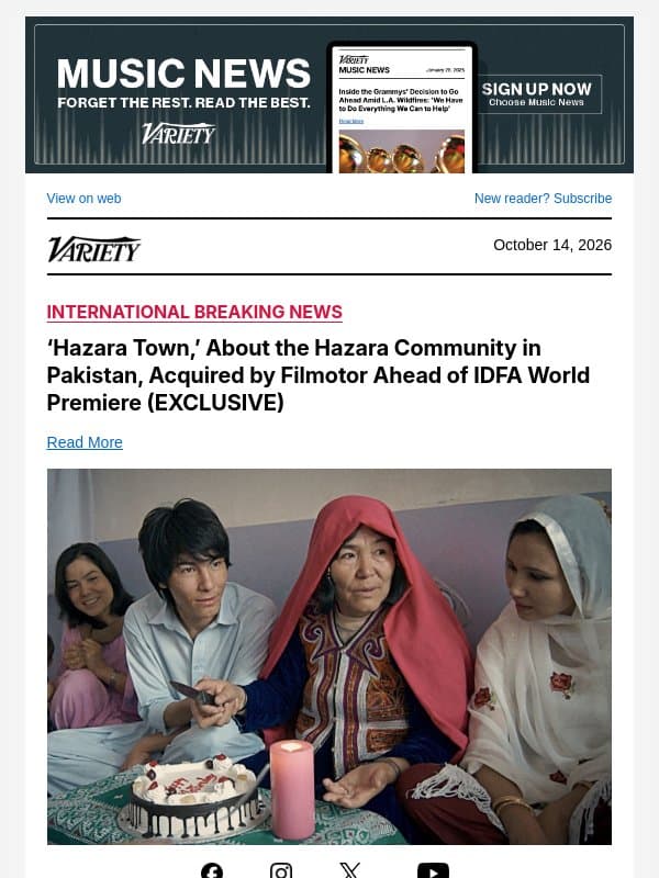 ‘Hazara Town,’ About the Hazara Community in Pakistan, Acquired by Filmotor Ahead of IDFA World Premiere (EXCLUSIVE) email from Variety