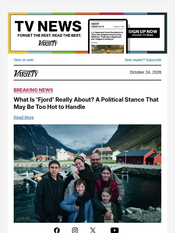 What Is 'Fjord' Really About? A Political Stance That May Be Too Hot to Handle email from Variety