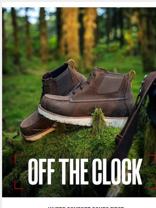 Better Boots for Your Downtime email from Vasque