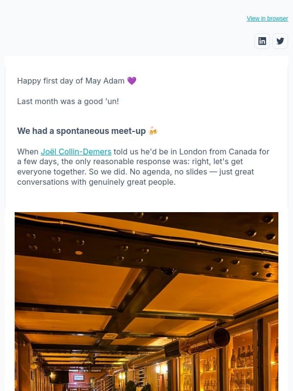 Your April procurement community roundup is here Adam email from Vertice