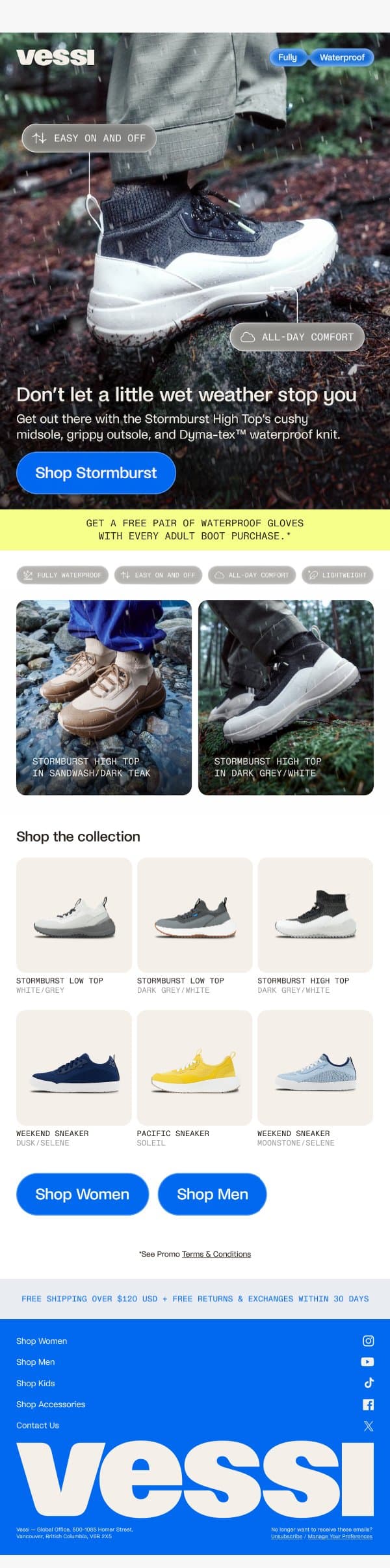 💧Ready for an adventure? email from Vessi screenshot