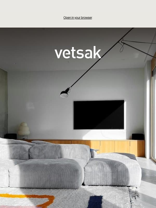 20% off Cord Velour Light Grey. email from Vetsak