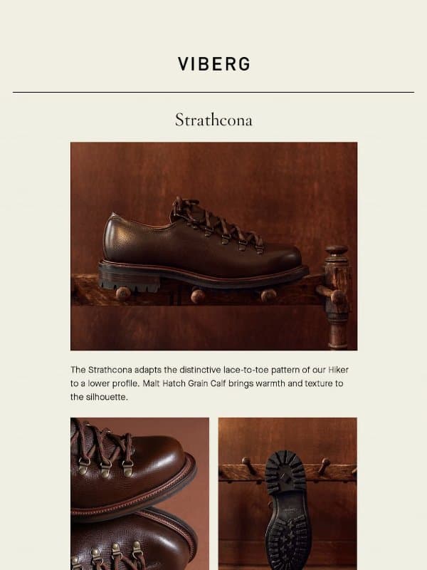 Strathcona - Malt Hatch Grain Calf email from Viberg Boot
