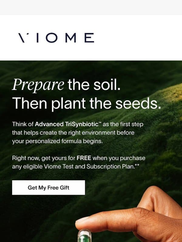 Why start with a gut primer? email from Viome