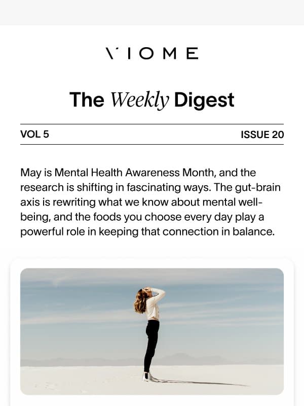 Mood, meet microbiome email from Viome