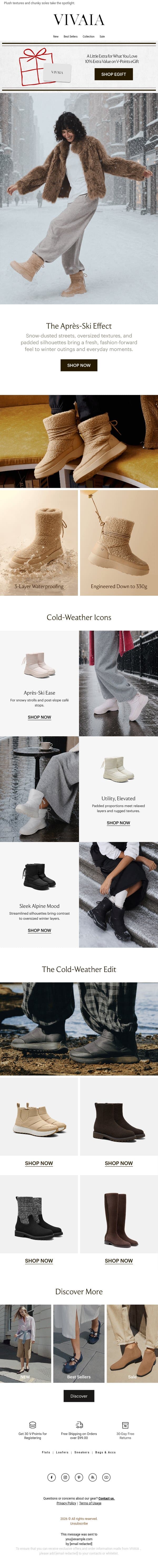 Puffer Boots Hit Different! 👢 email from VIVAIA screenshot