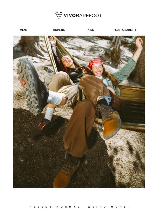 Is going barefoot on the trail weird? email from Vivobarefoot