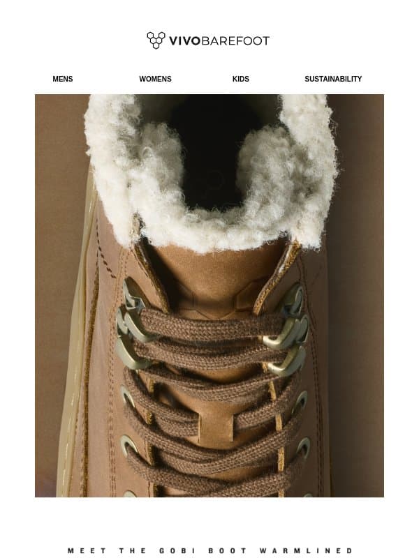 Cosy. But not the way you think. email from Vivobarefoot