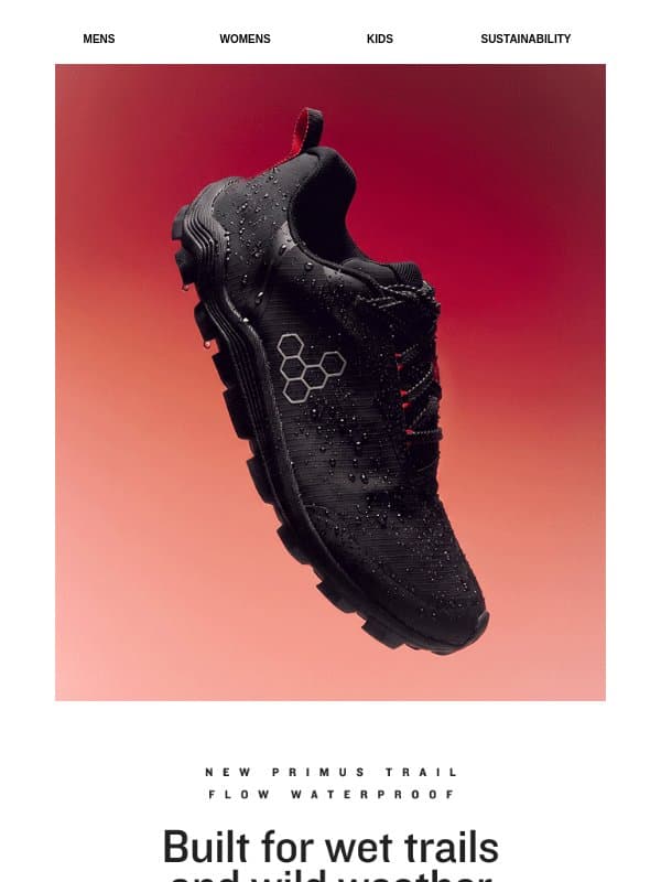 Discover our NEW Primus Trail Flow Waterproof email from Vivobarefoot