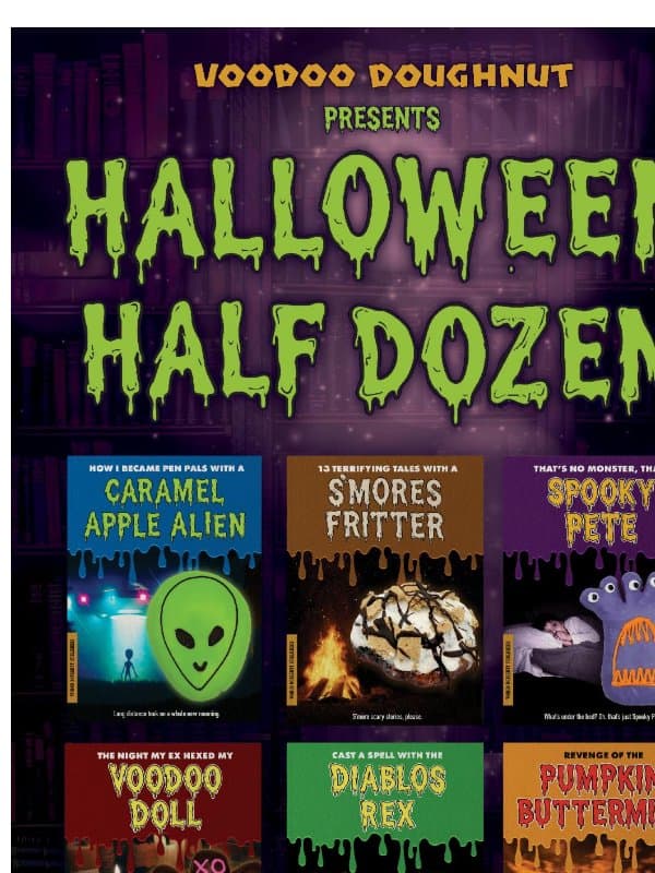 Pre-Order the Halloween Half Dozen 👻 email from Voodoo Doughnut