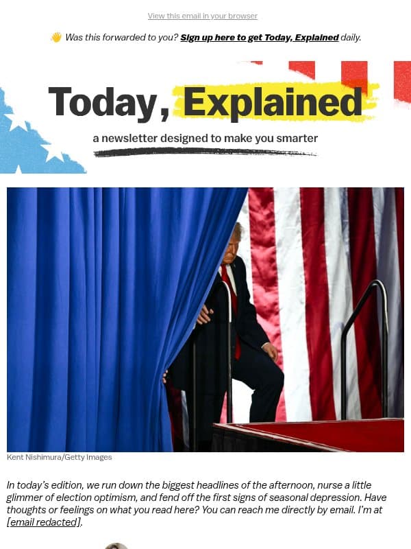 The case for a little election optimism email from Vox