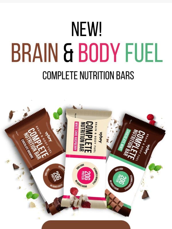 Fuel Your Brain & Body with Smart Nutrition! email from vybey