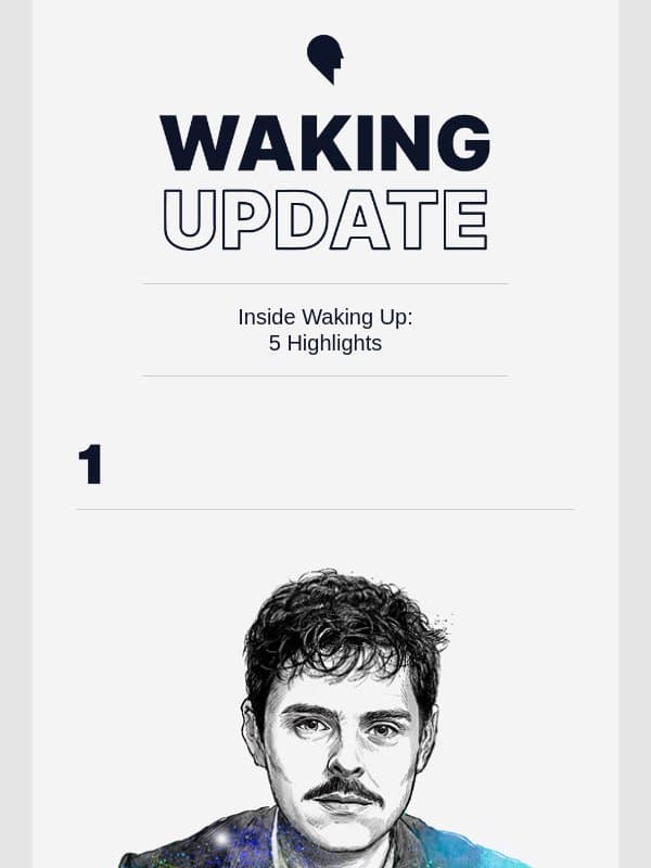 Waking Update: What Is Experience? + Four More Highlights email from Waking Up