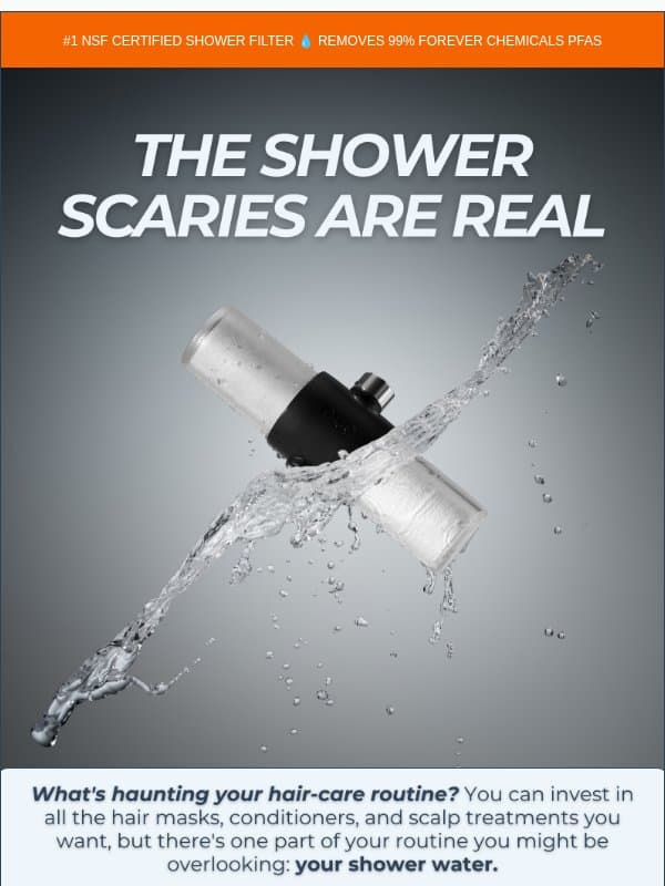 The Shower Scaries Are Real 👻 email from Weddell Water