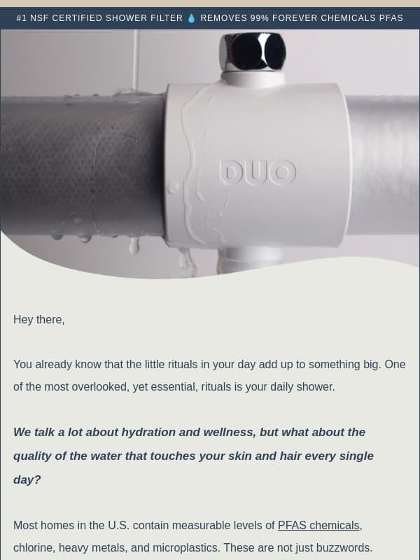 What’s really in your water? email from Weddell Water