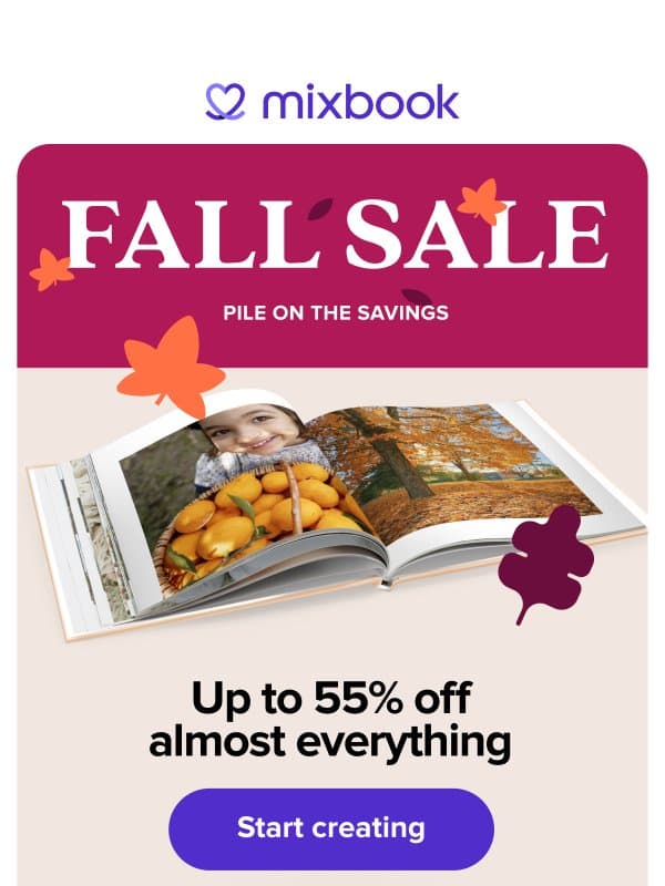 Fall Sale is going strong π email from WedPics
