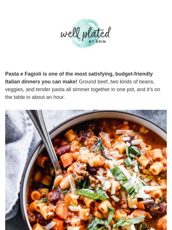 Feed Your Family Without Breaking the Bank π΅ email from Well Plated by Erin