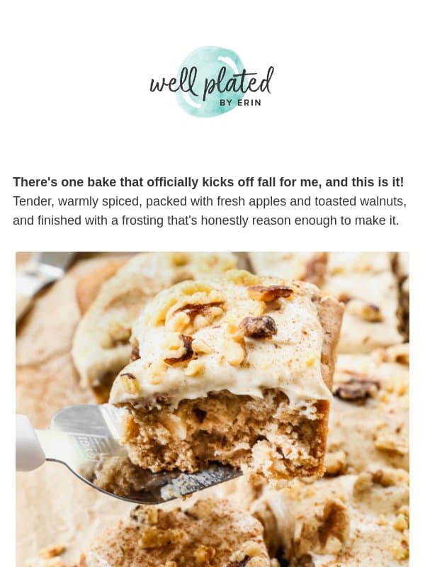 Warning: This Frosting Is Dangerous π email from Well Plated by Erin