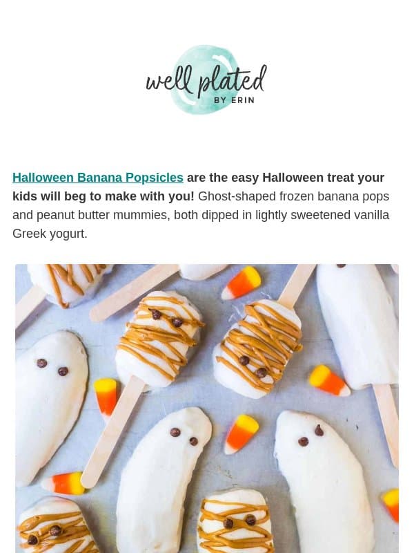 The Only Halloween Recipe You Need 🎃 email from Well Plated by Erin