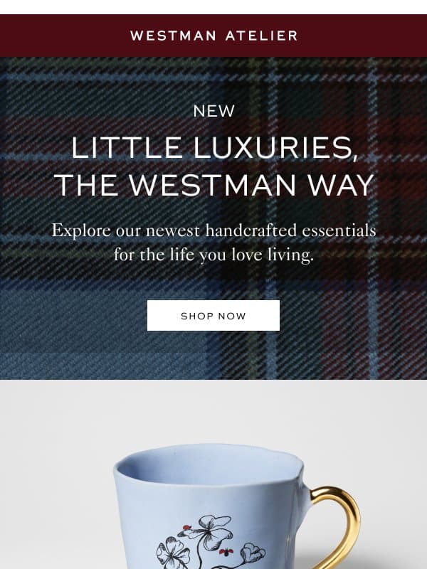 NEW: Meet our holiday lifestyle edit email from Westman Atelier